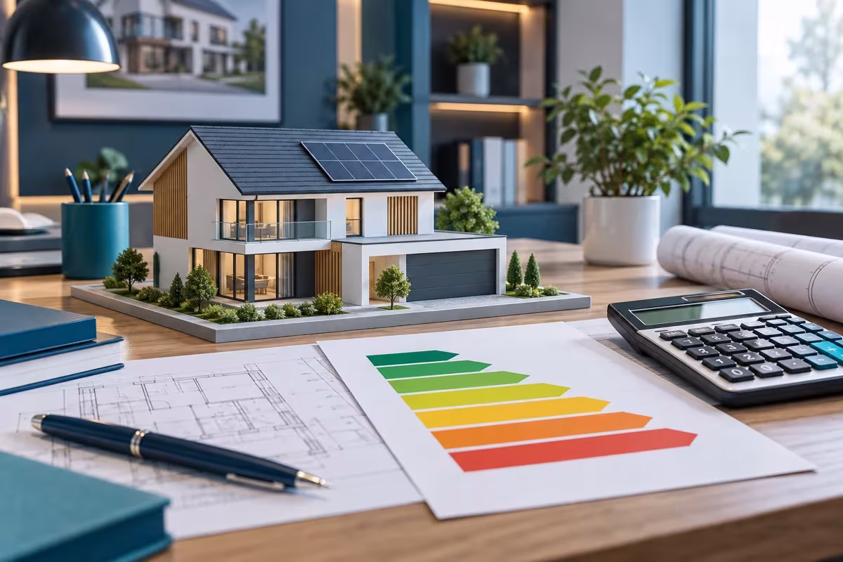 Yapı modeli, hesap makinesi ve temsili enerji değerlendirme çizelgesi