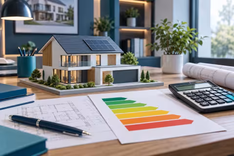 Yapı modeli, hesap makinesi ve temsili enerji değerlendirme çizelgesi